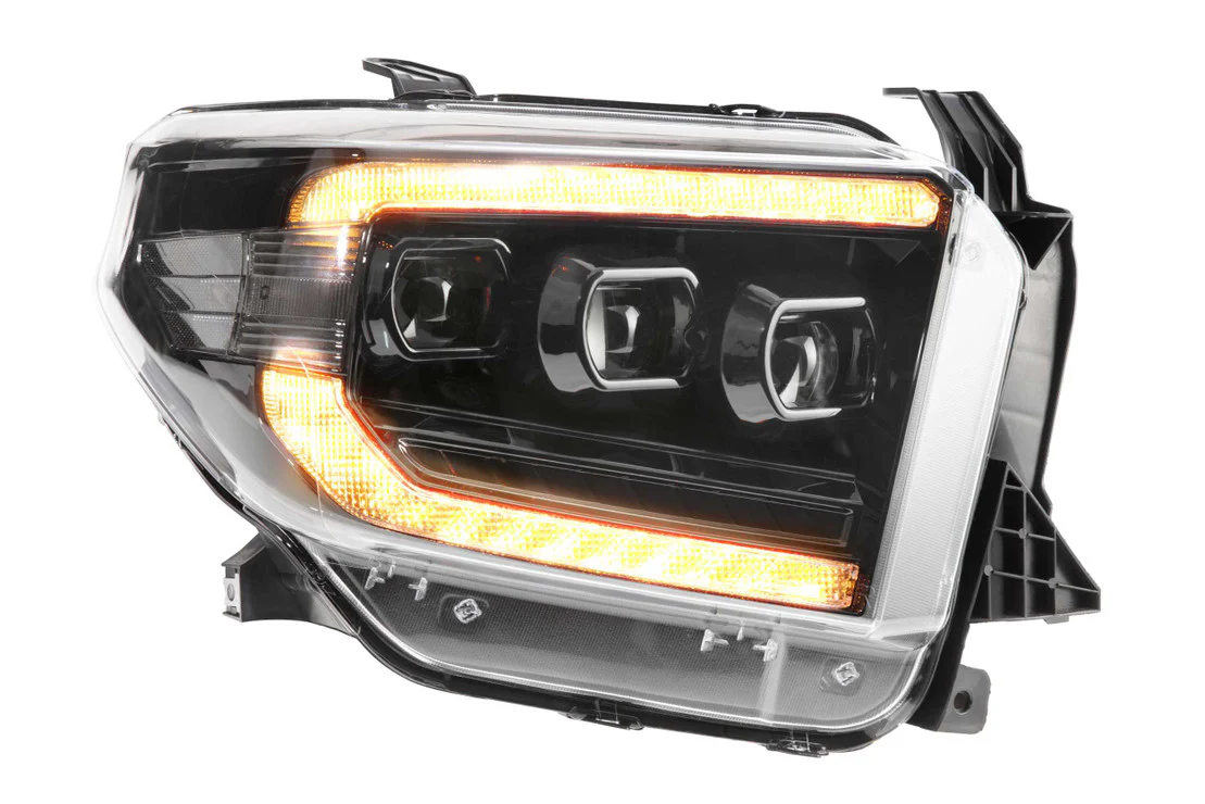 2014-2021 Toyota Tundra Amber LED DRL Projector Replacement Headlights V2 - Image 6