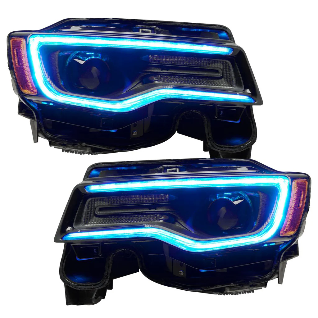 2011-2022 Jeep Grand Cherokee WK2 RGBW Flow Series LED DRL Headlights - Image 45