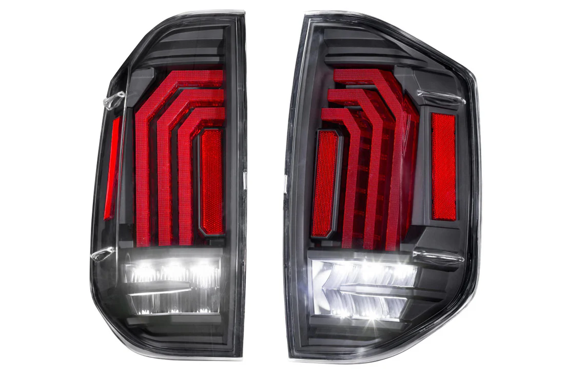 2014-2021 Toyota Tundra Red/Smoked XB LED Tail Lights - Image 6
