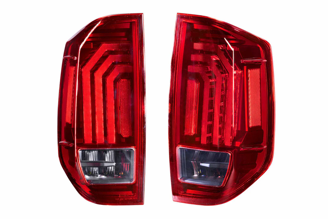 2014-2021 Toyota Tundra Red/Smoked XB LED Tail Lights - Image 7