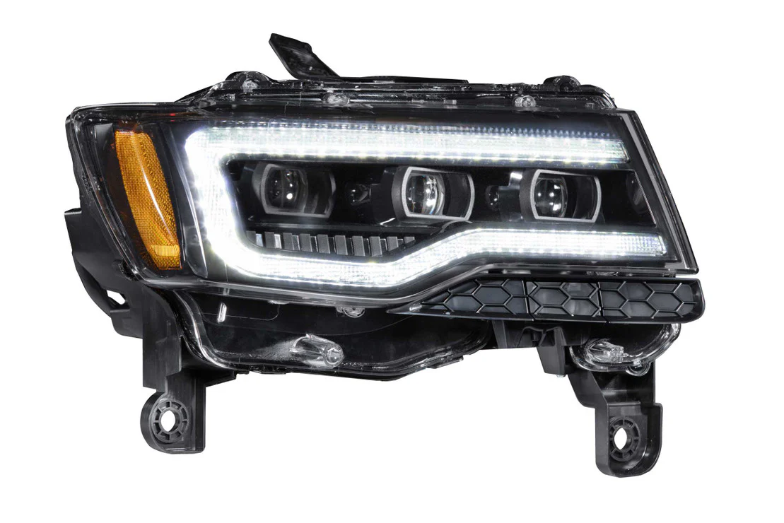 2014-2022 Jeep Grand Cherokee WK2 XB LED DRL Projector Headlights - Image 7