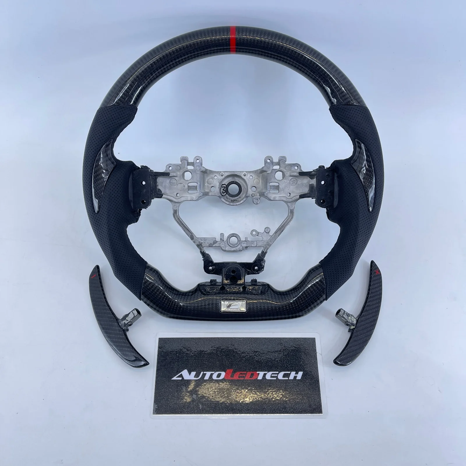 2014-2026 Lexus IS RC Custom Carbon Fiber Steering Wheel w/ LED RPM Display - Image 22