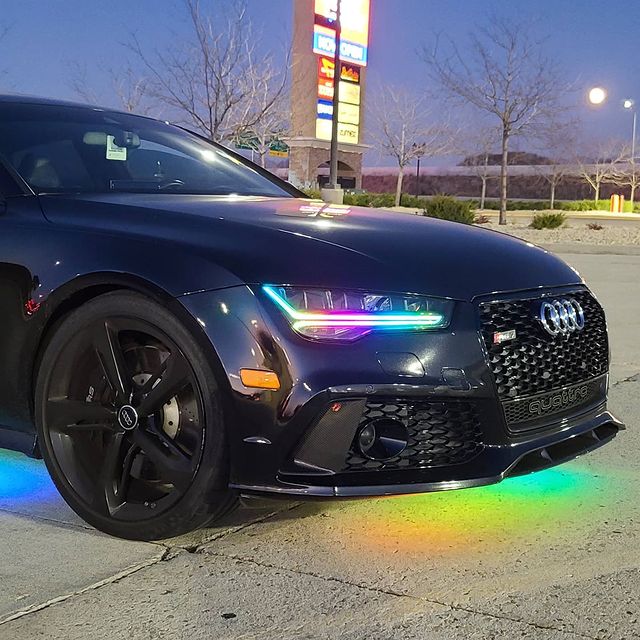2015-2017 Audi A7/S7/RS7 RGBW Color-Chasing LED DRL Tube Kit - Image 16