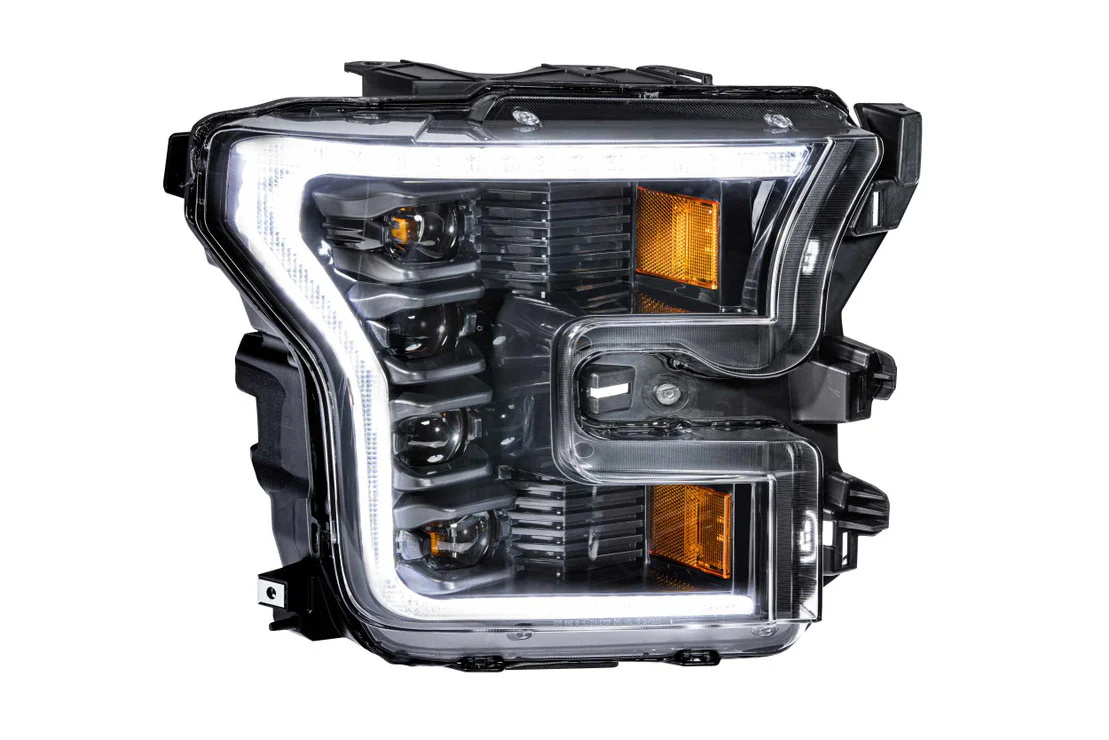 2015-2017 Ford F150 & Raptor XB LED DRL Projector Headlights - Image 4
