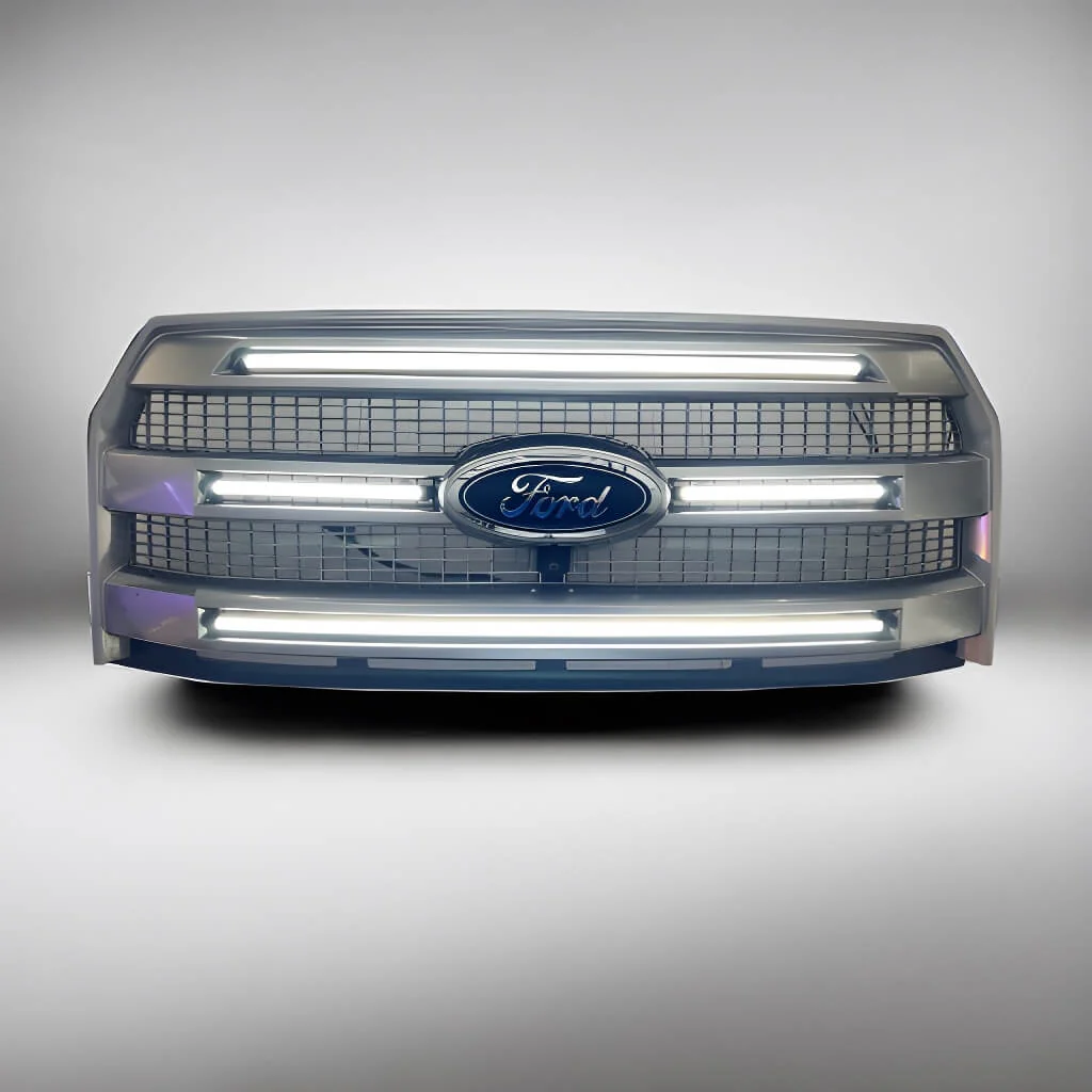 2015-2017 Ford F150 Platinum LED Grill Accent Lights Bar Kit - Image 3