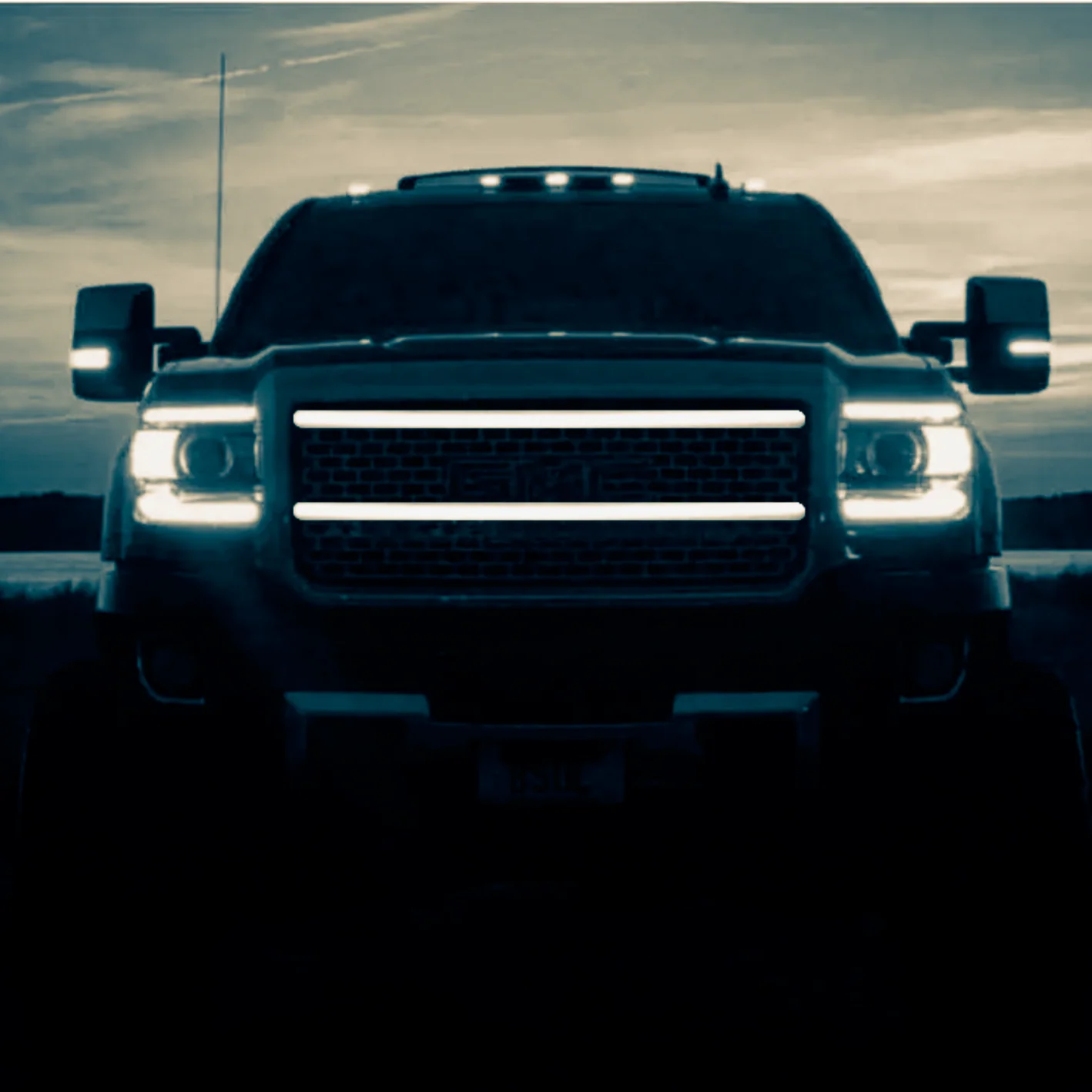 2015-2019 GMC Sierra HD 2500 3500 LED Grill Accent Lights Kit - Image 3