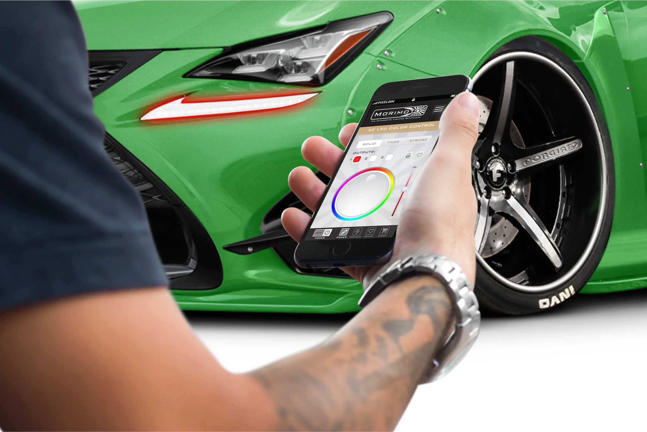 2015-2018 Lexus RC 300 350 F RGBW Flow Series LED DRL Boards - Image 14