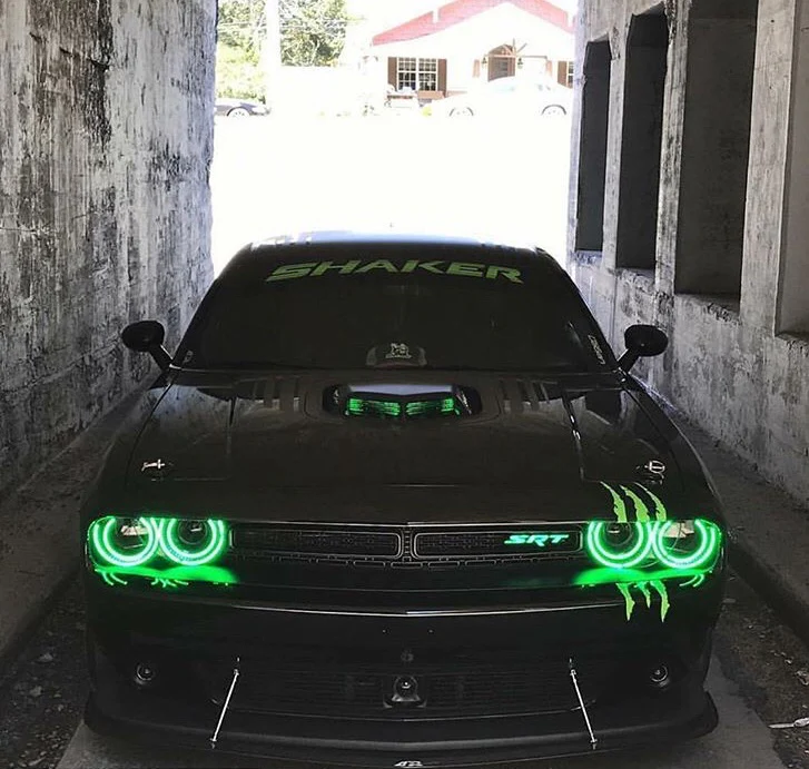 2015-2023 Dodge Challenger RGBW Flow Series LED Halo Kit - Image 11