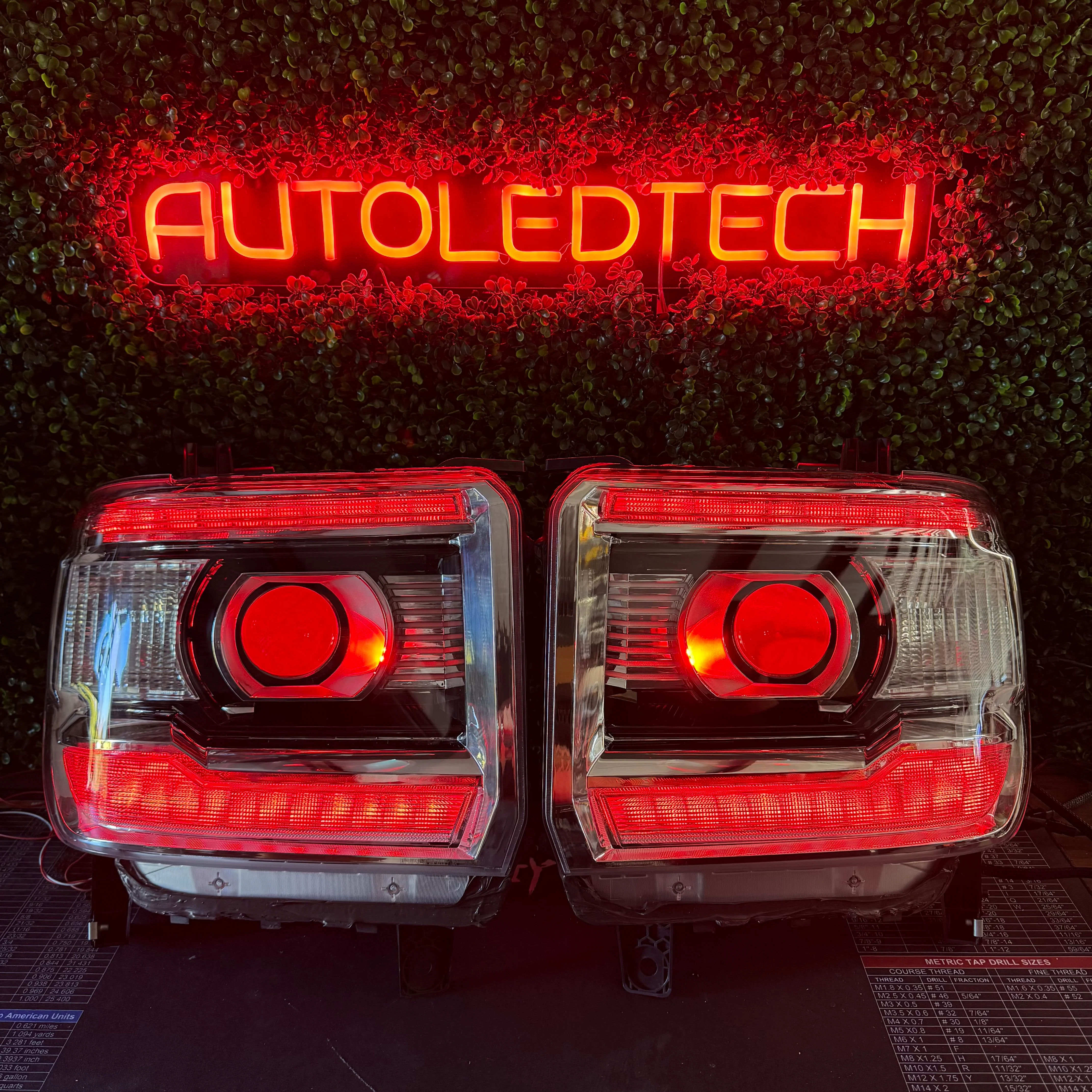 2014-2019 GMC Sierra HD RGBW Flow Series LED DRL Headlights - Image 24