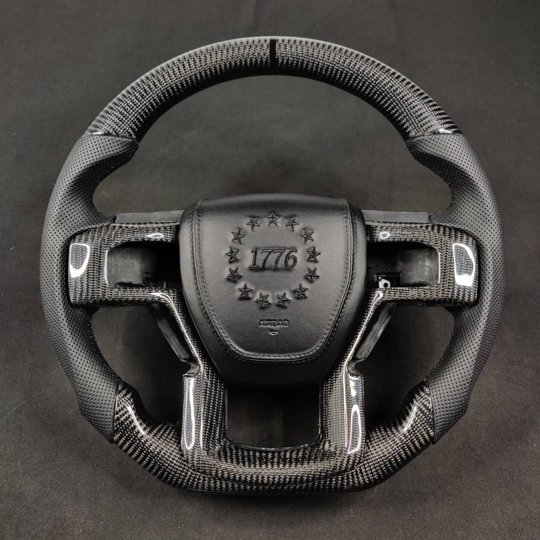 2015-2020 Ford Raptor F150 Custom Carbon Fiber Steering Wheel - Image 13