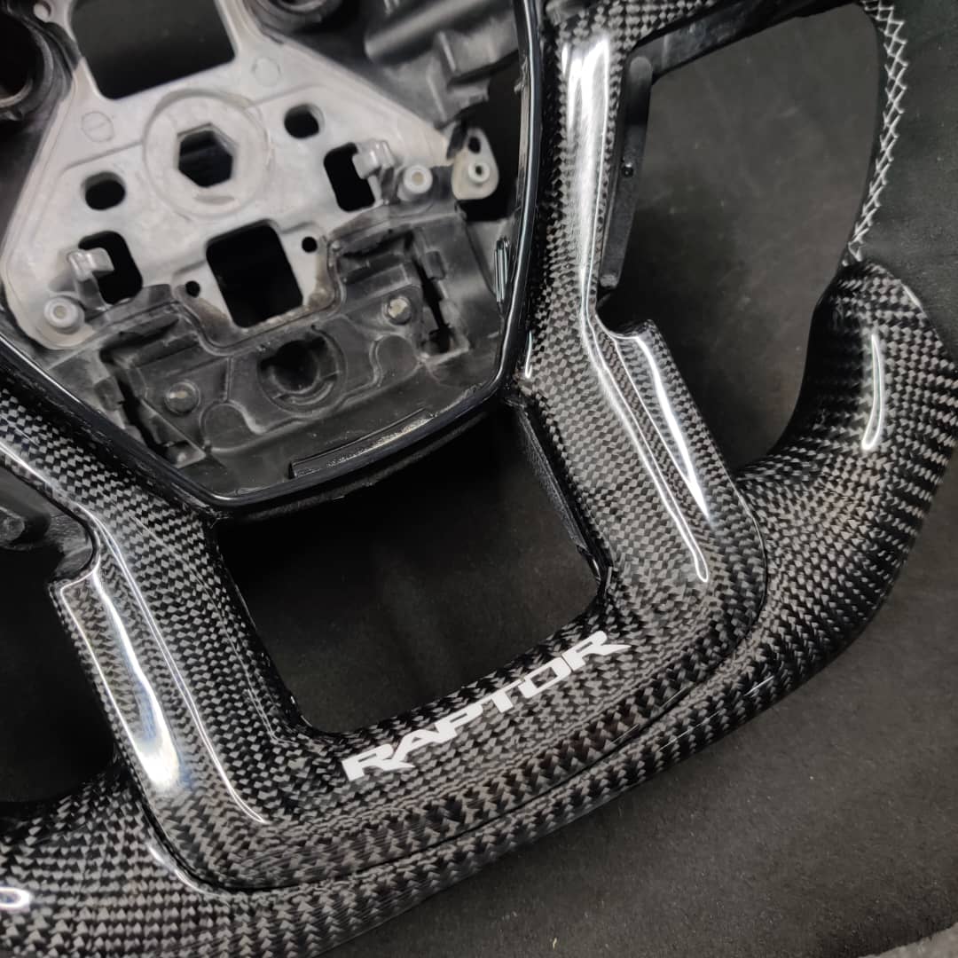 2015-2020 Ford Raptor F150 Custom Carbon Fiber Steering Wheel - Image 24