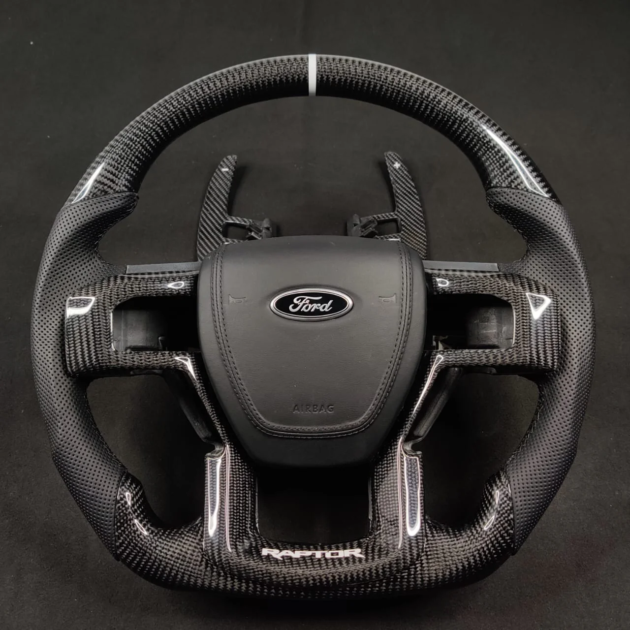 2015-2020 Ford Raptor F150 Custom Carbon Fiber Steering Wheel - Image 44