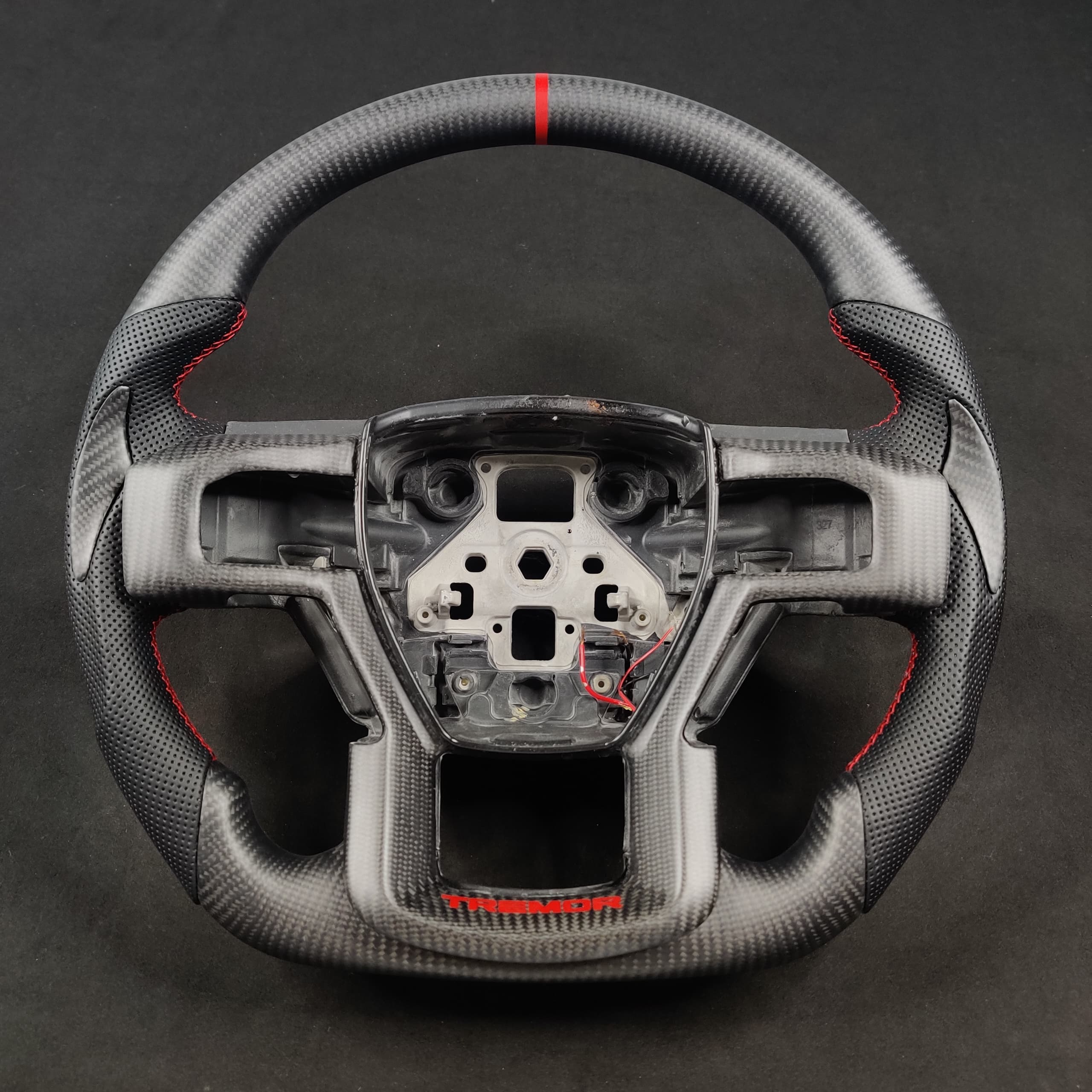 2015-2020 Ford Raptor F150 Custom Carbon Fiber Steering Wheel - Image 5