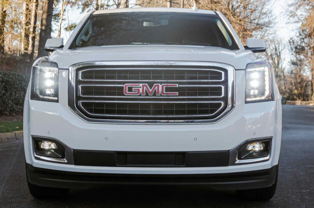 2015-2020 GMC Yukon XB LED DRL Projector Replacement Headlights - Image 3