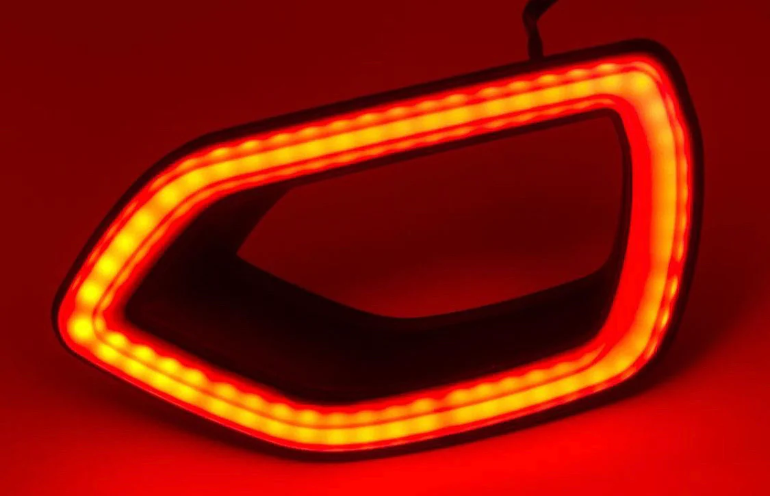 2015-2023 Dodge Charger RGBW Flow Series LED Grill Snorkel Lights - Image 6