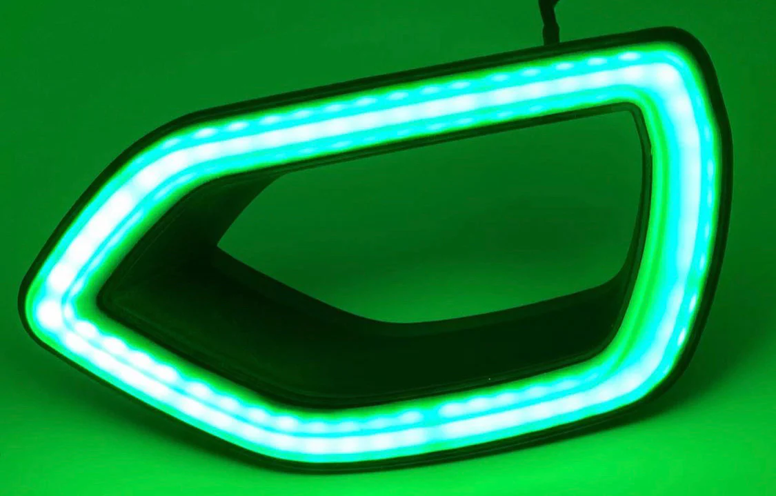 2015-2023 Dodge Charger RGBW Flow Series LED Grill Snorkel Lights - Image 8