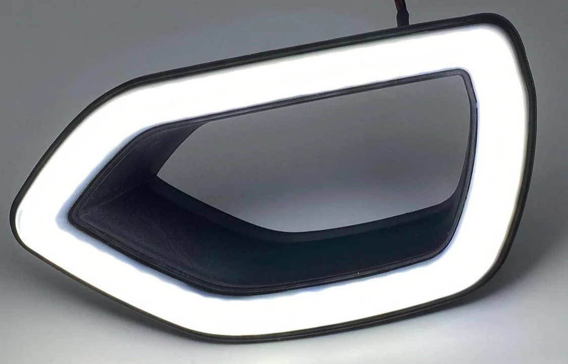 2015-2023 Dodge Charger RGBW Flow Series LED Grill Snorkel Lights - Image 9