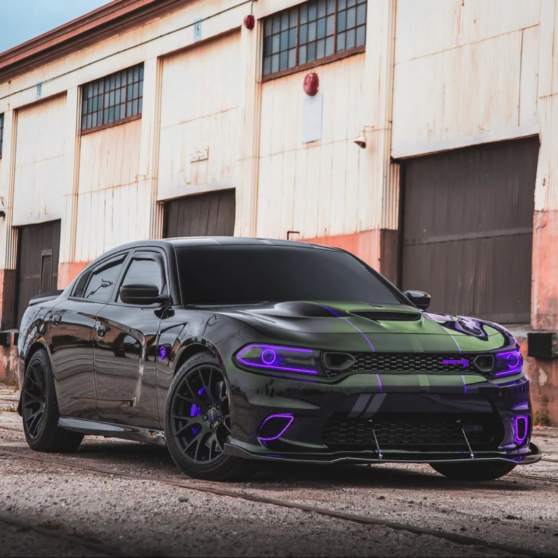 2015-2023 Dodge Charger RGBW Flow Series Waterproof Fog Light Outline Halo Kit - Image 14