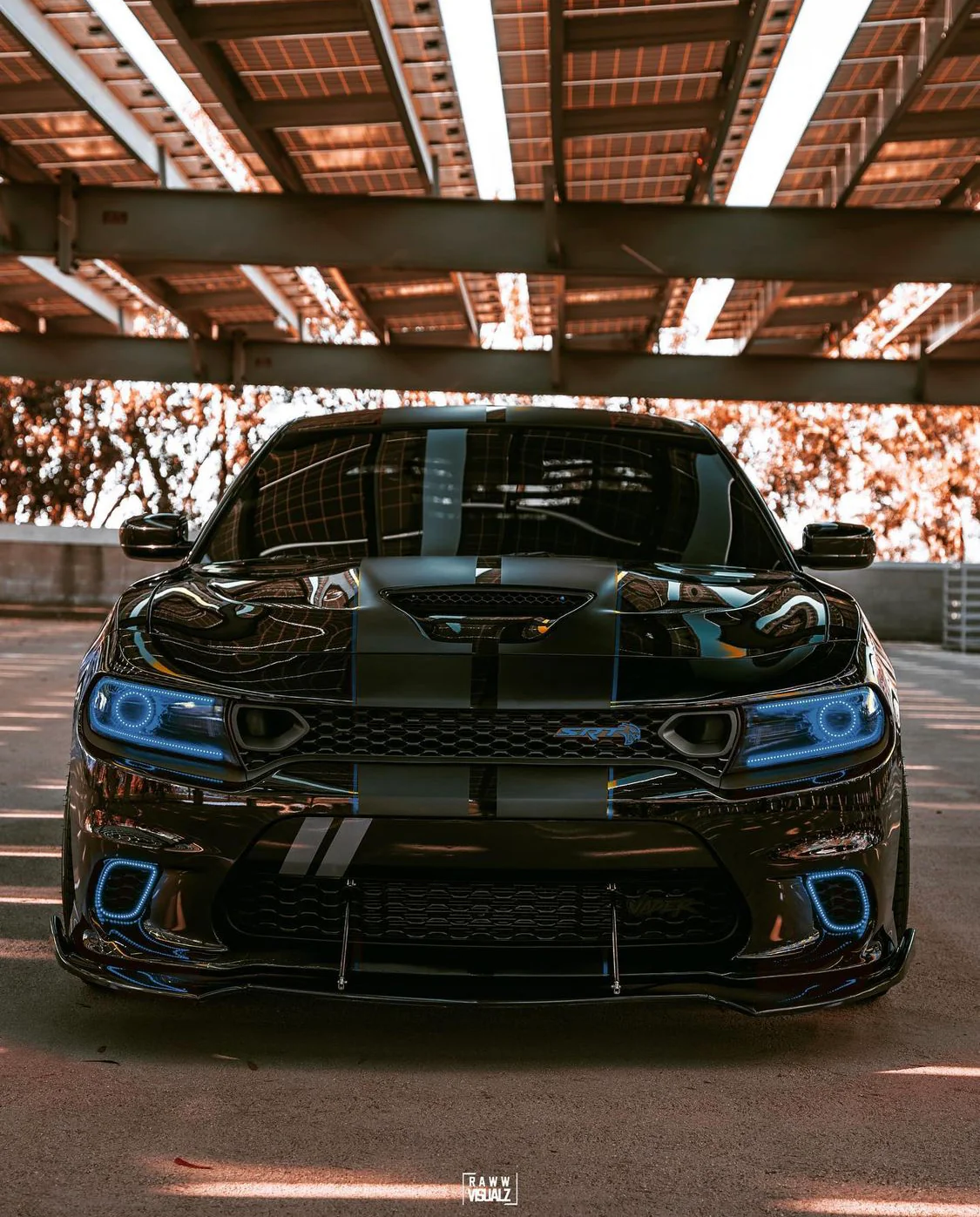 2015-2023 Dodge Charger RGBW Flow Series Waterproof Fog Light Outline Halo Kit - Image 25