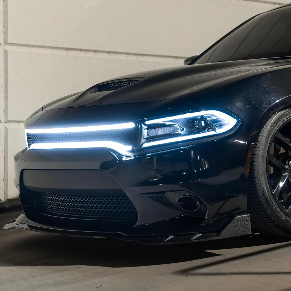 2015-2023 Dodge Charger ANIMATED STARTUP LED DRL Grill Light Assembly - Image 3