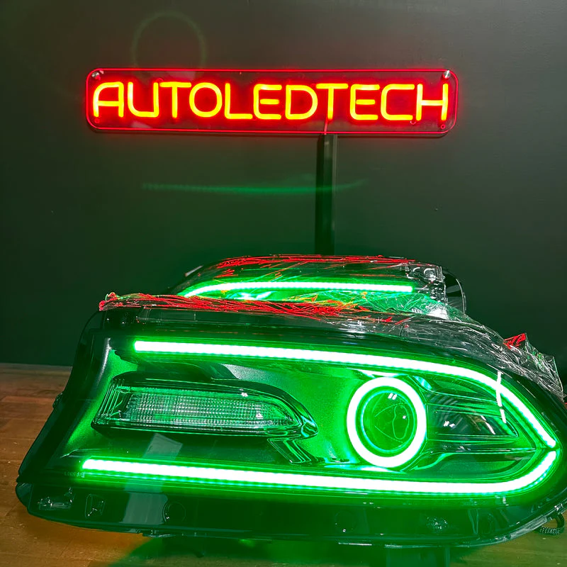 2015-2023 Dodge Charger RGBW Flow Series DIFFUSED LED DRL Boards + Halo Kit - Image 21