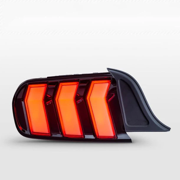 2015-2023 Ford Mustang S550 RGB Flow Smoked Clear LED Tail Lights - Image 8