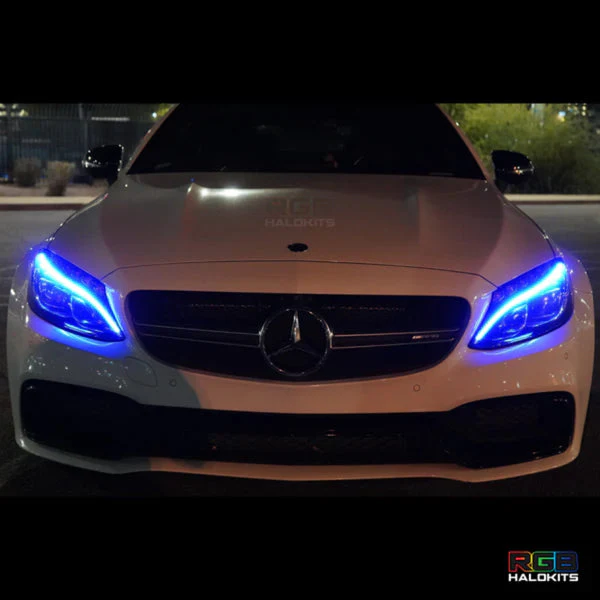 2015-2023 Mercedes C-Class RGBW +A LED DRL Boards - Image 12