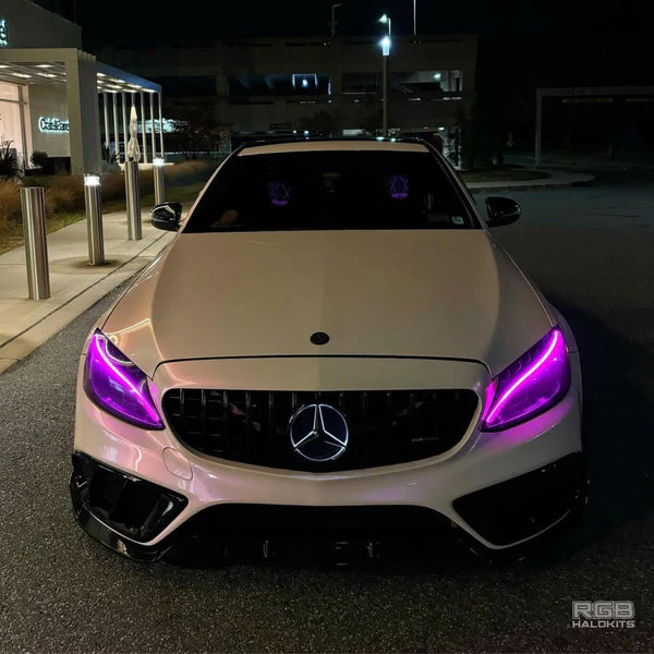 2015-2023 Mercedes C-Class RGBW +A LED DRL Boards - Image 7