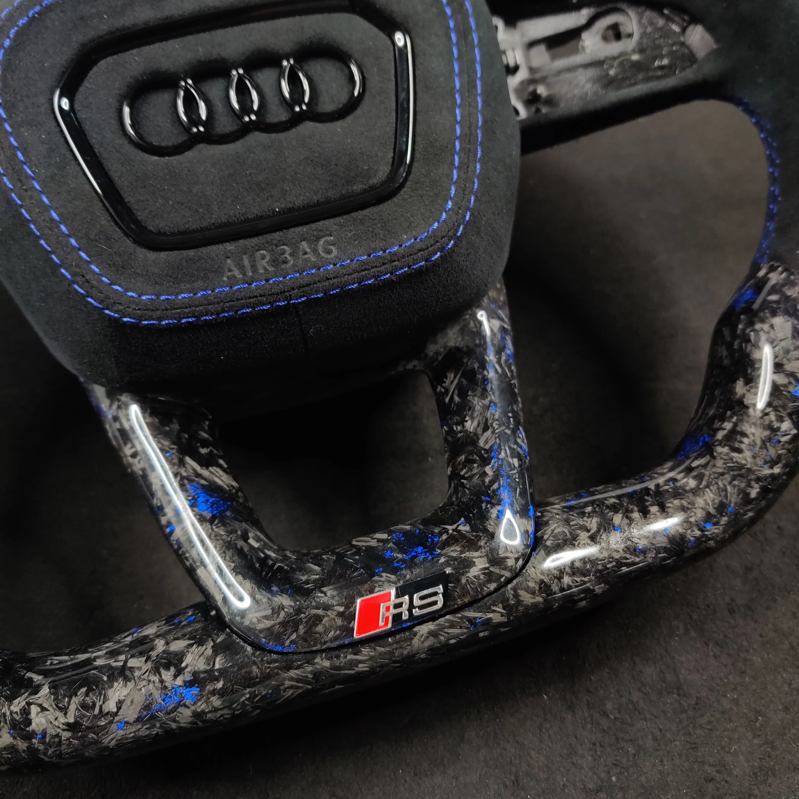 2015-2026+ Audi Q3/Q5/Q7/Q8 Custom Carbon Fiber Steering Wheel - Image 60
