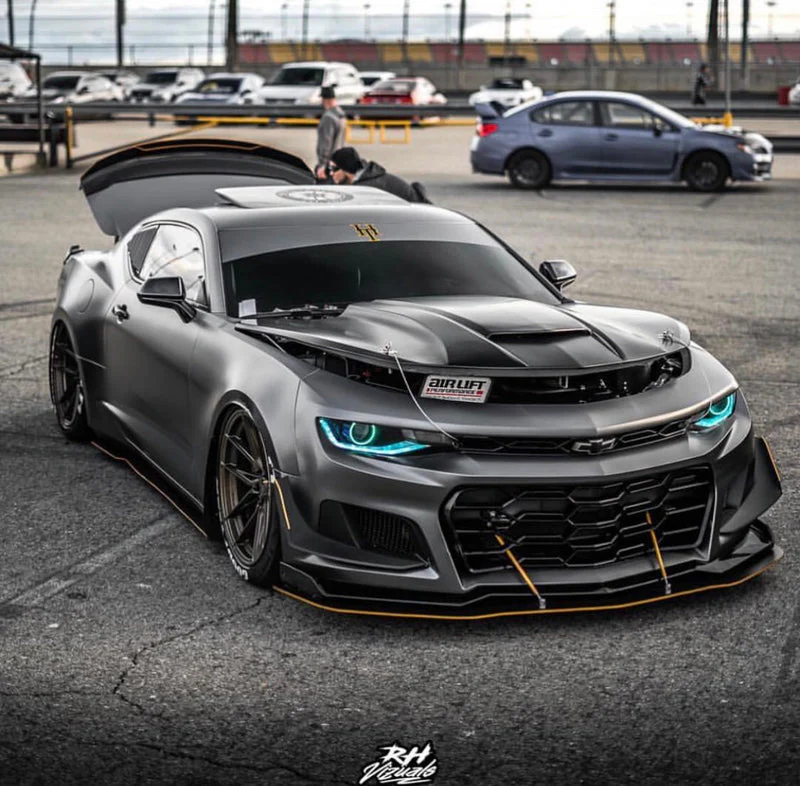 2016-2018 Chevrolet Camaro RGBW Flow Series LED DRL Prebuilt Halo Headlights - Image 36