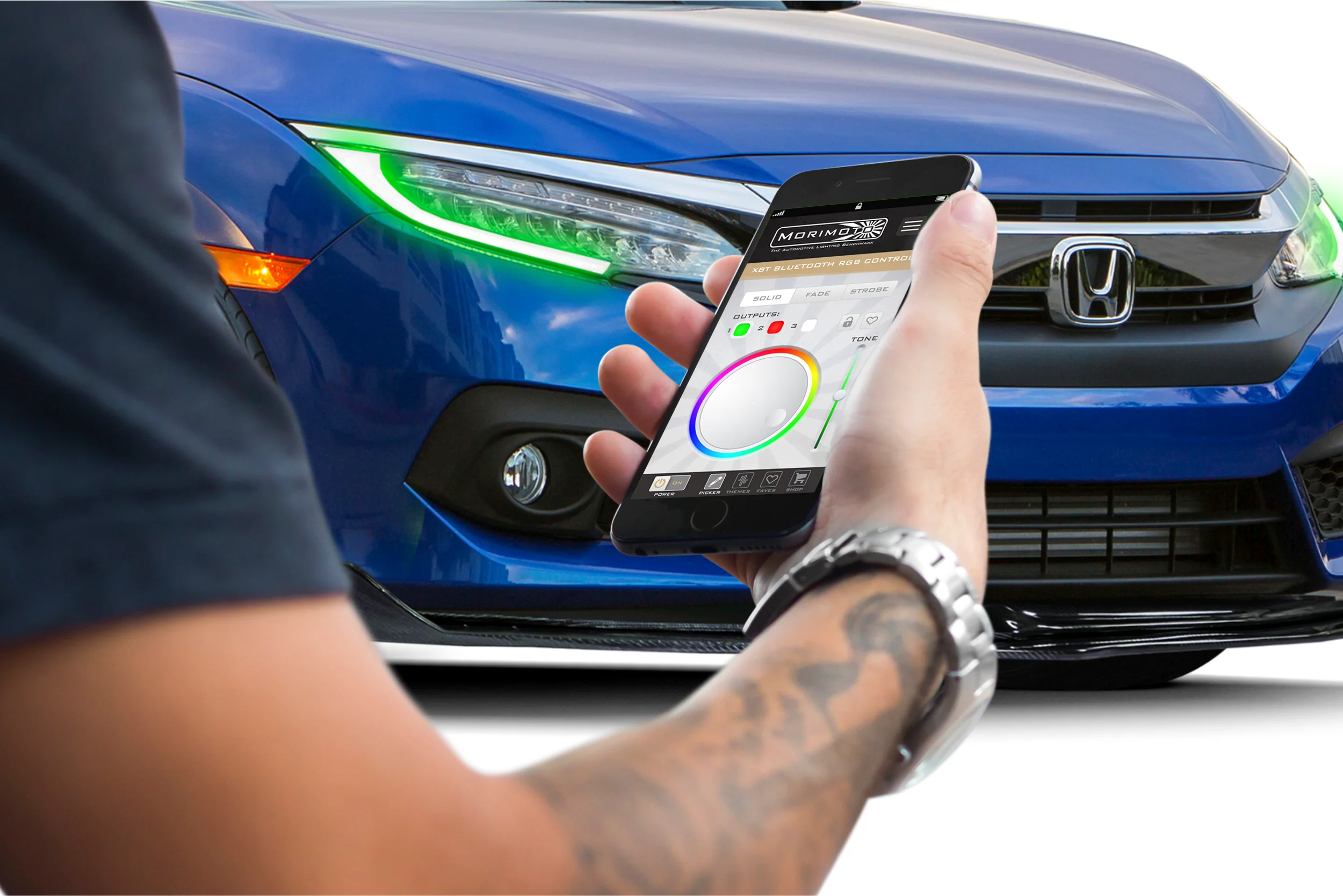 2016-2021 Honda Civic RGBW Flow Series LED DRL Tube Kit - Image 17