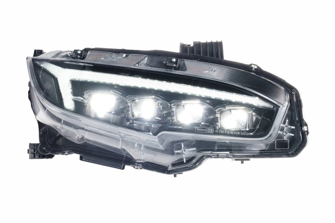 2016-2021 Honda Civic RGBW Flow Series XB LED Projector DRL Headlights - Image 16