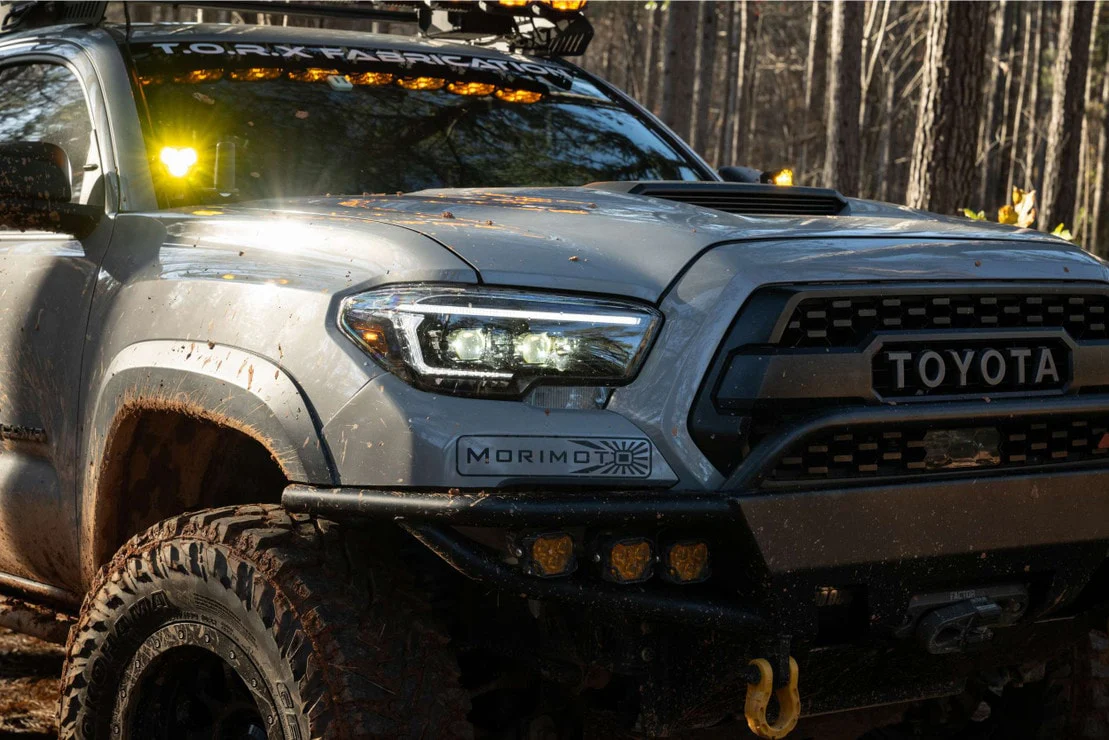 2016-2023 Toyota Tacoma XB EVO Hybrid LED DRL Headlights - Image 13