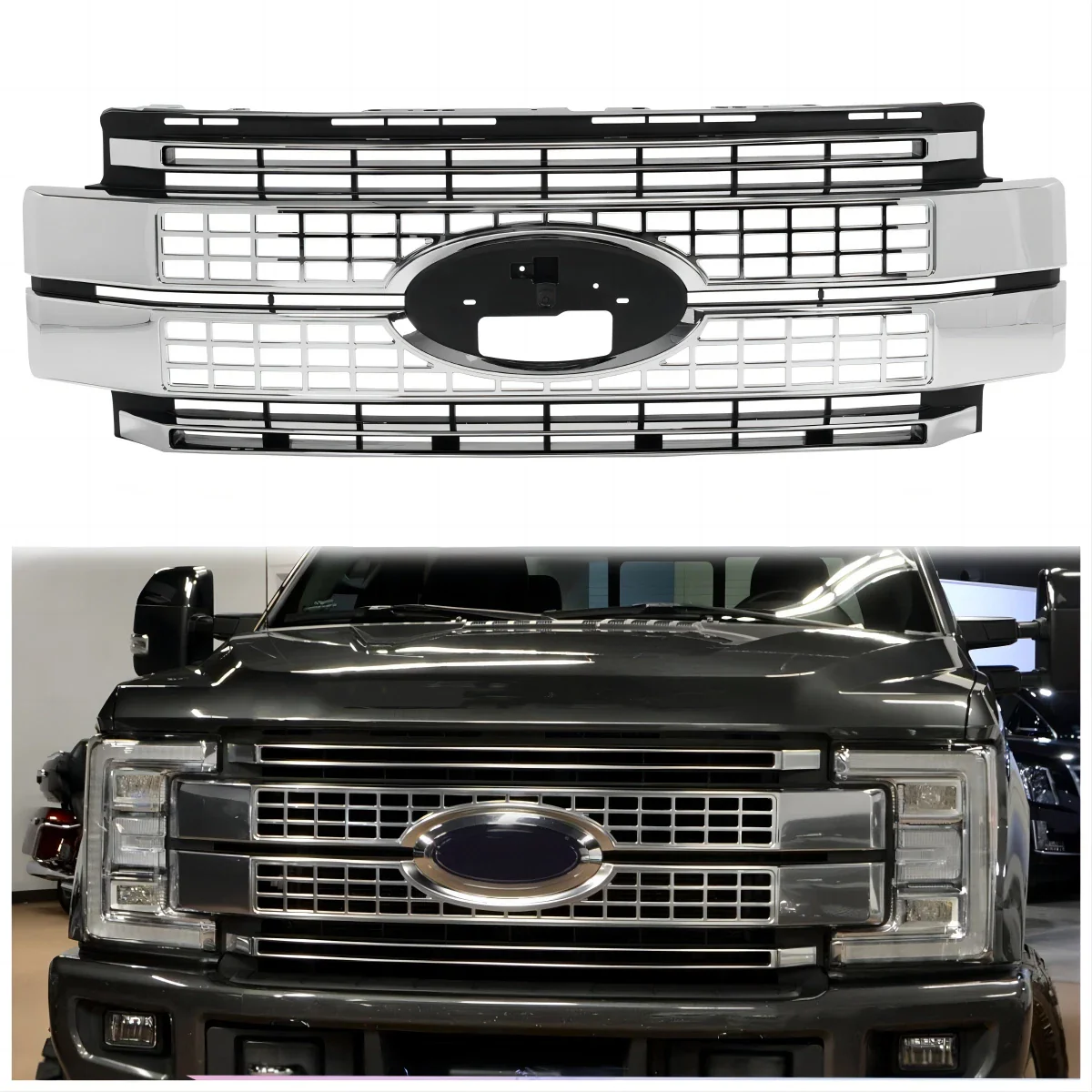 2017-2019 Ford Super Duty F250/F350 Platinum Grill - Image 3