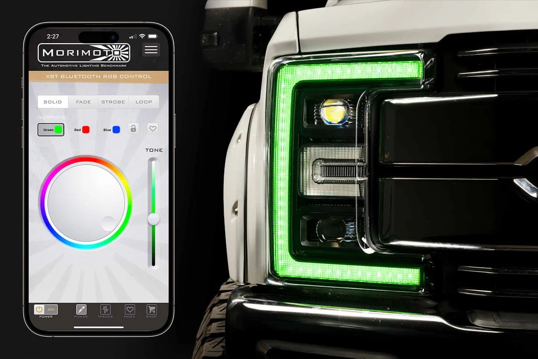2017-2019 Ford Super Duty XRGB LED DRL Headlights - Image 5