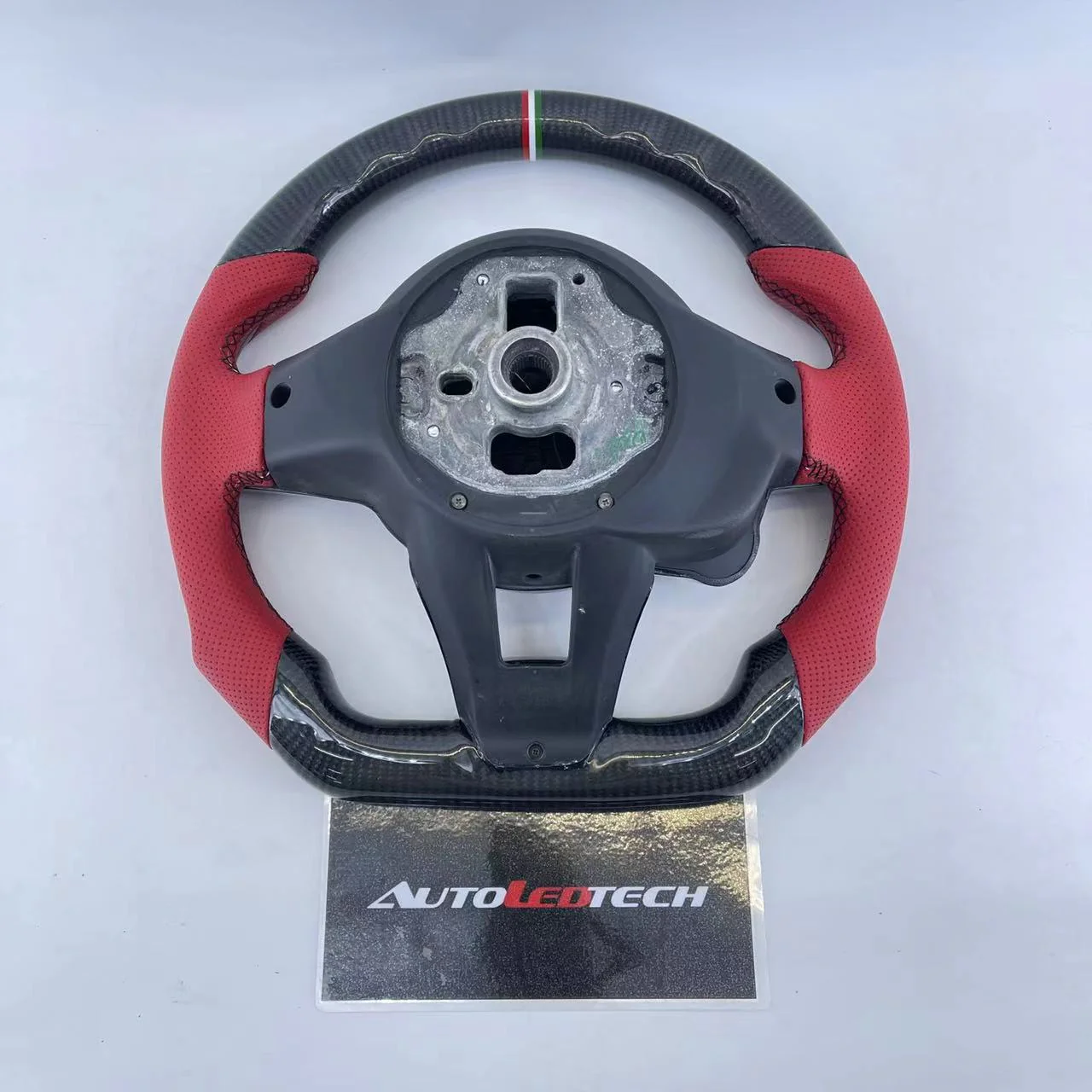 2017-2021 Alfa Romeo Stelvio Giulia Custom Carbon Fiber Steering Wheel - Image 10