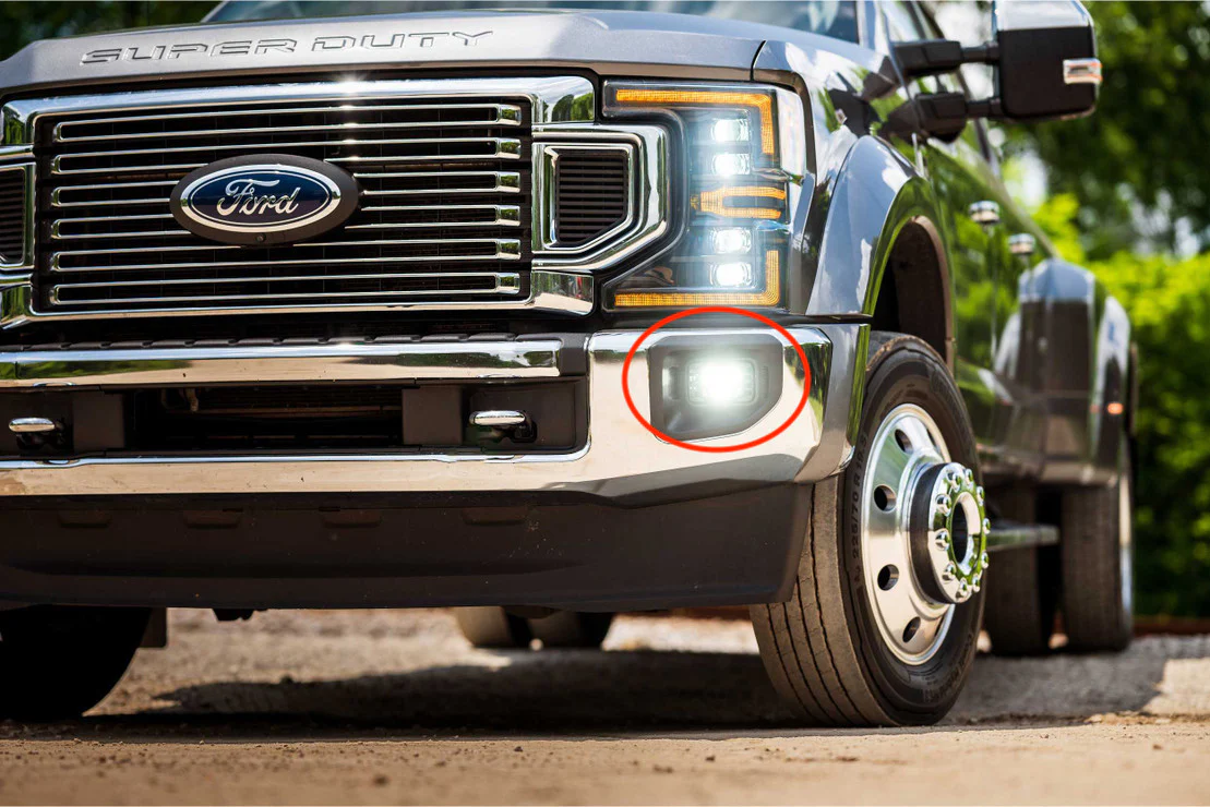 2017-2022 Ford Super Duty 4Banger LED Fog Light Pod Assemblies - Image 3