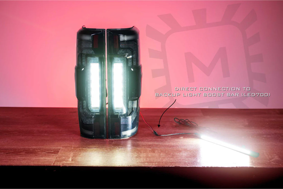 2017-2022 Ford F250 Super Duty Red Smoked LED Tail Lights - Image 15
