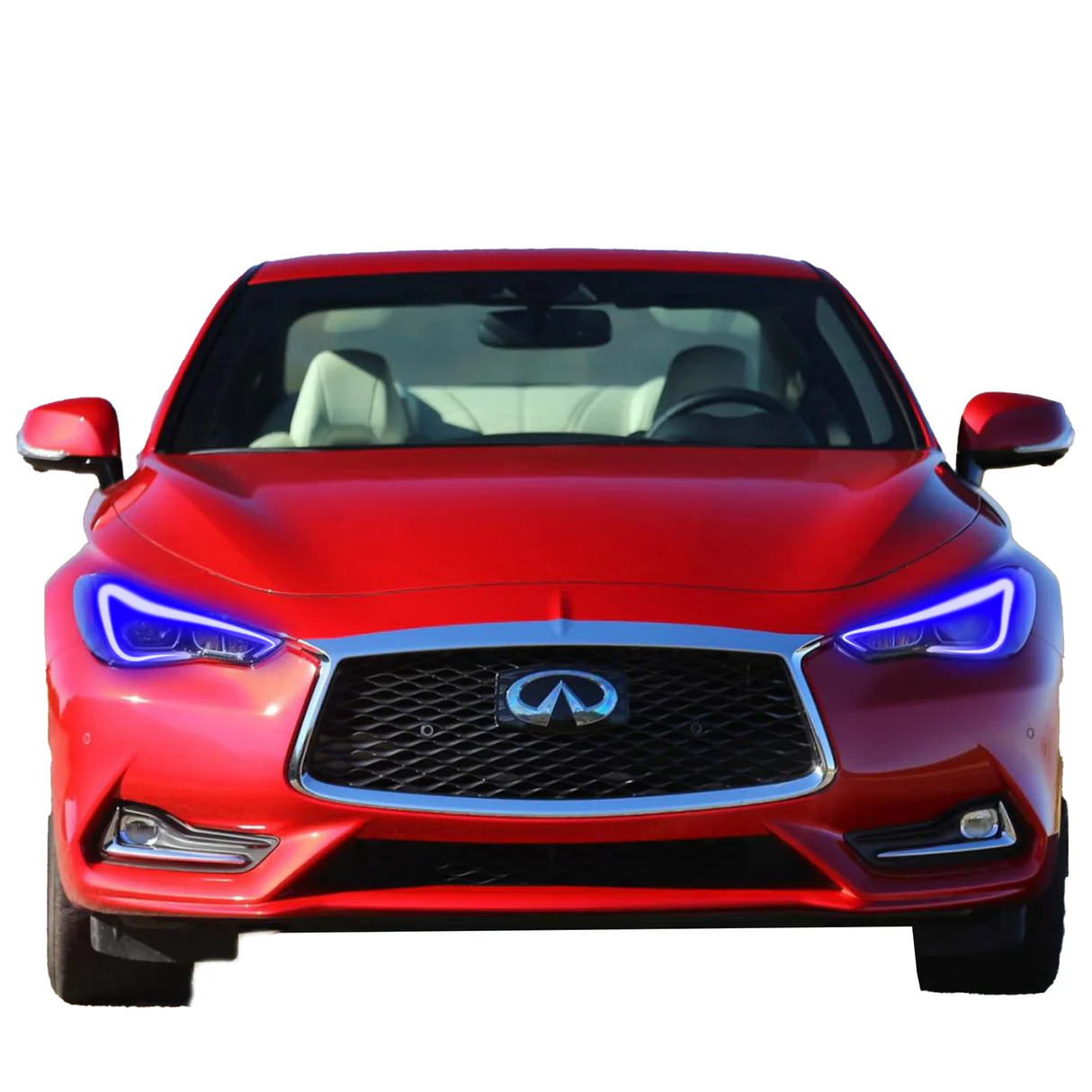 2017-2022 Infiniti Q60 RGBW Flow Series LED DRL Prebuilt Custom Headlights - Image 5