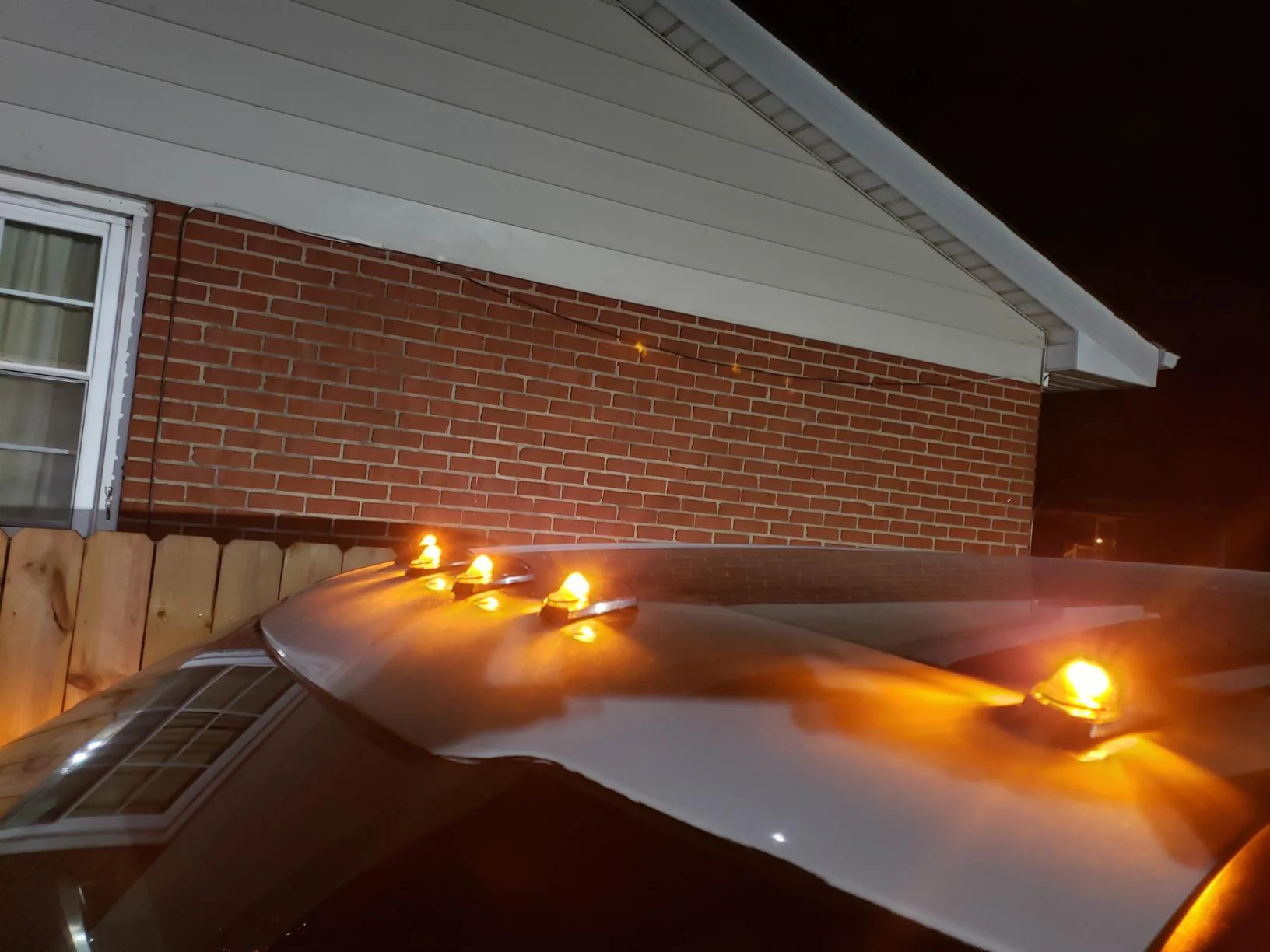 2017-2022 Ford F250 F350 Super Duty Clear Smoked White Amber LED Roof Cab Lights - Image 5