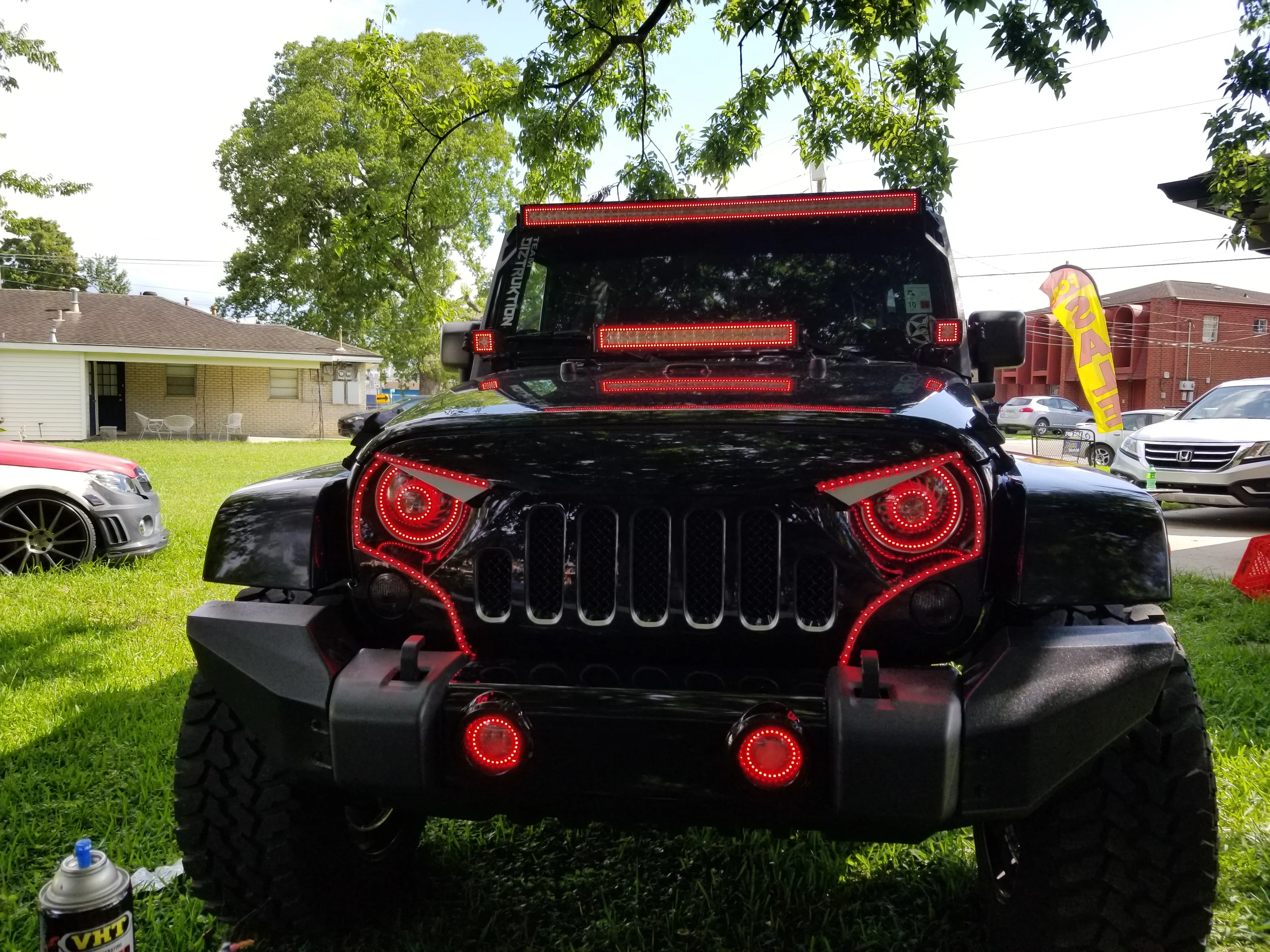 2018-2025+ Jeep Wrangler Gladiator JL JT RGBW Flow Series Waterproof Exterior LED Halo Kit - Image 9