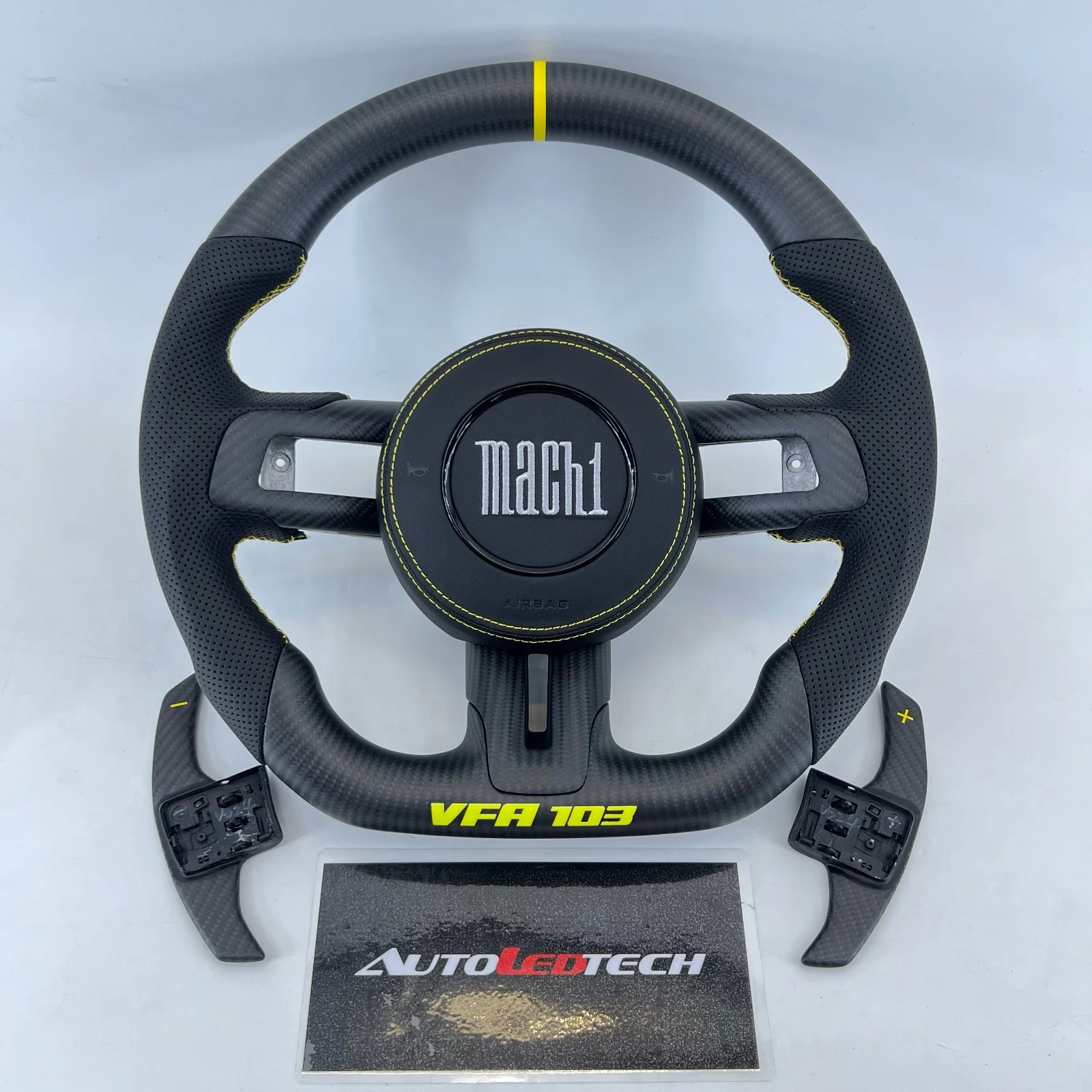 2015-2023 Ford Mustang Carbon Fiber Steering Wheel - Image 27