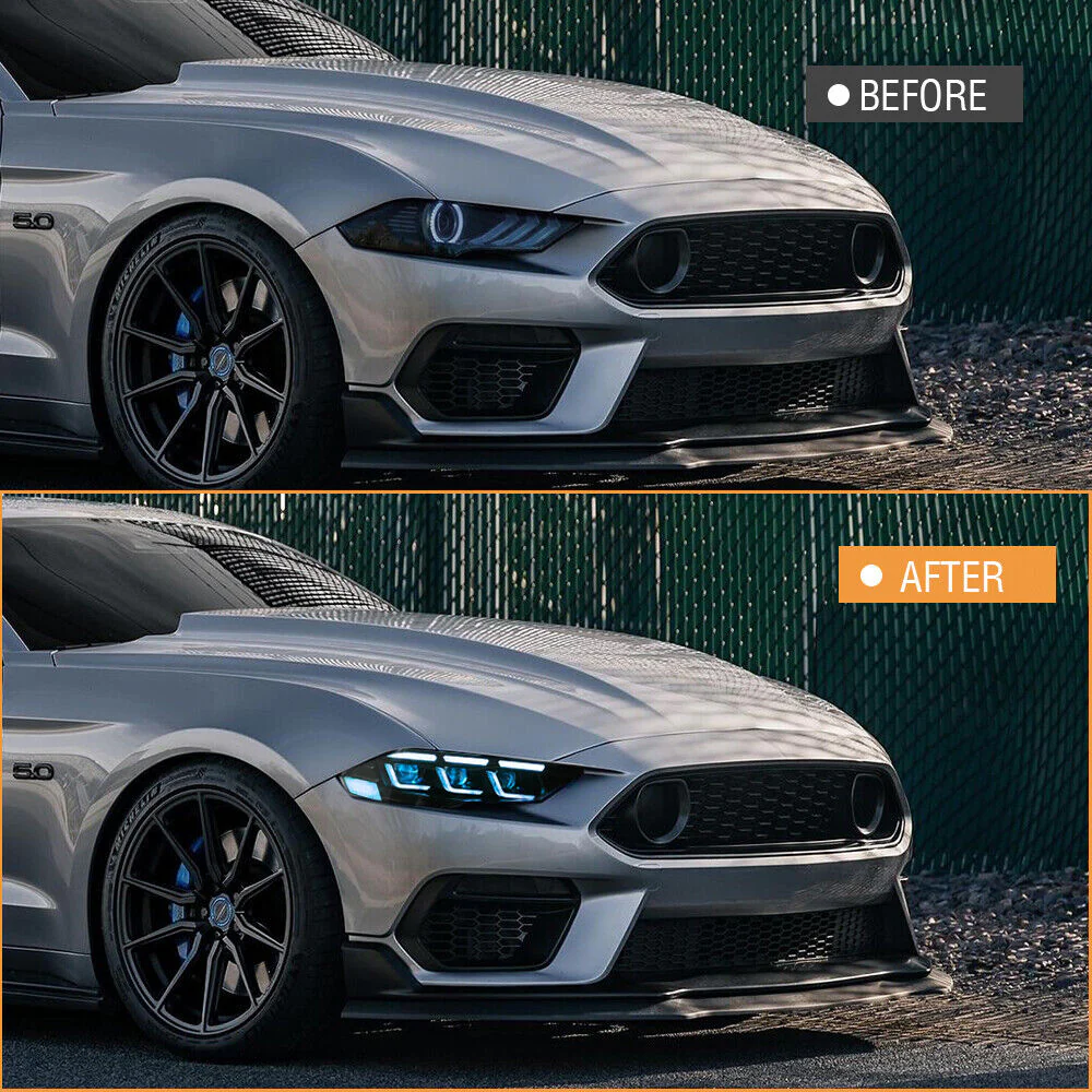 2018-2023 Ford Mustang S650-Style LED DRL Headlights - Image 32