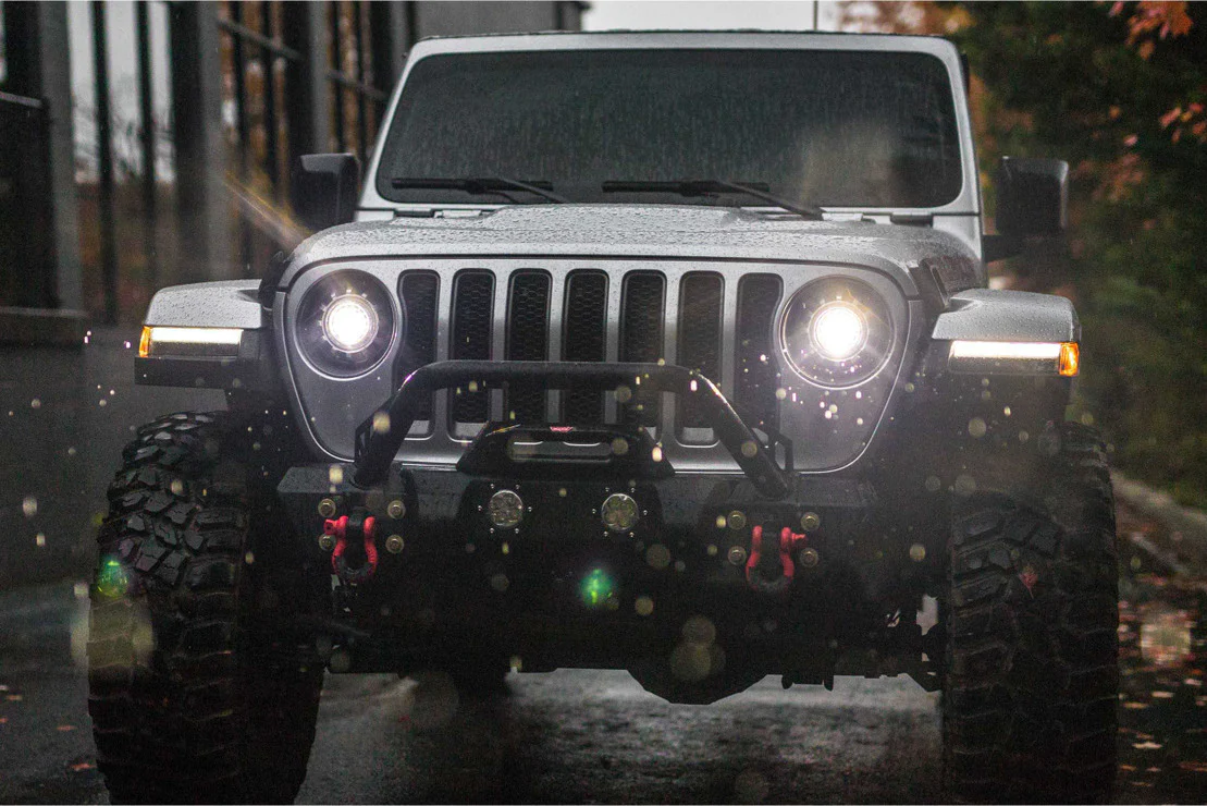 2018-2025+ Jeep Wrangler Gladiator JL JT Bi-LED Super7 Projector Headlights - Image 11