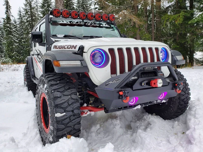 2018-2026+ Jeep Wrangler Gladiator JL JT OCULUS RGBW Bi-LED Projector Headlights - Image 22