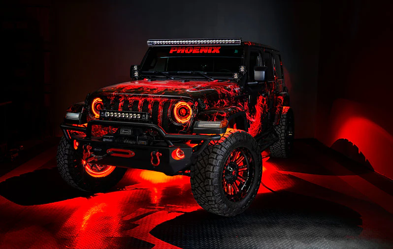 2018-2026+ Jeep Wrangler Gladiator JL JT OCULUS RGBW Bi-LED Projector Headlights - Image 25