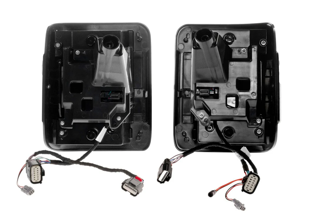 2018-2026+ Jeep Wrangler JL Red Smoked XB LED Tail Lights - Image 9