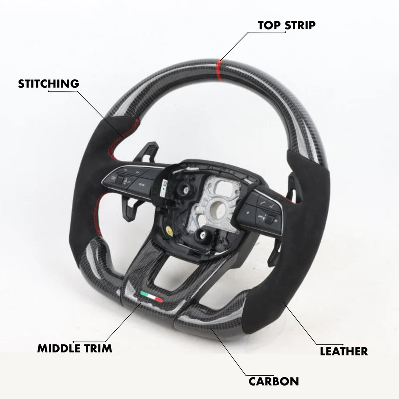 2018-2026+ Lamborghini Urus Custom Carbon Fiber Steering Wheel - Image 11