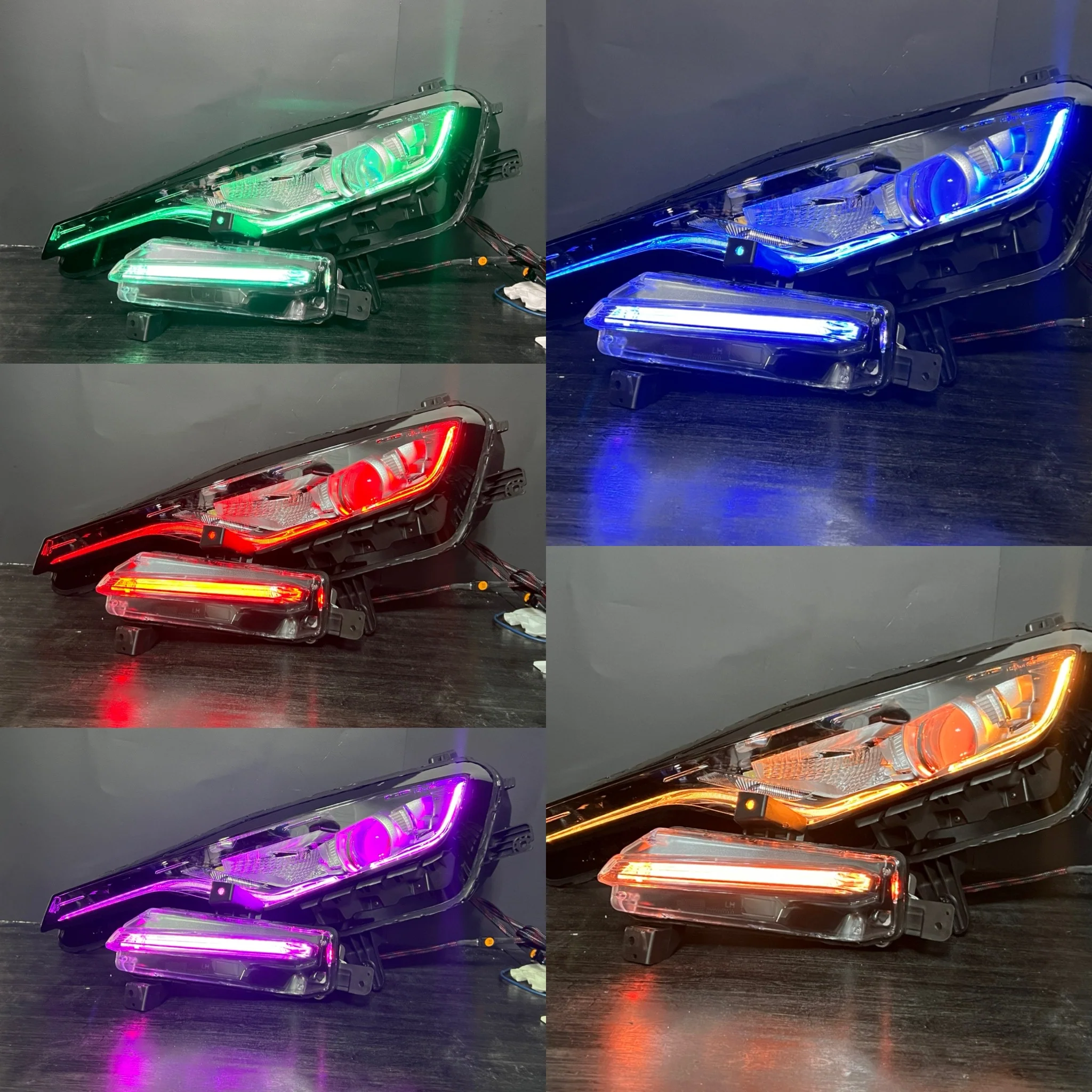 2019-2024 Chevrolet Camaro RGBW LED DRL Headlights & Fog Lights - Image 9