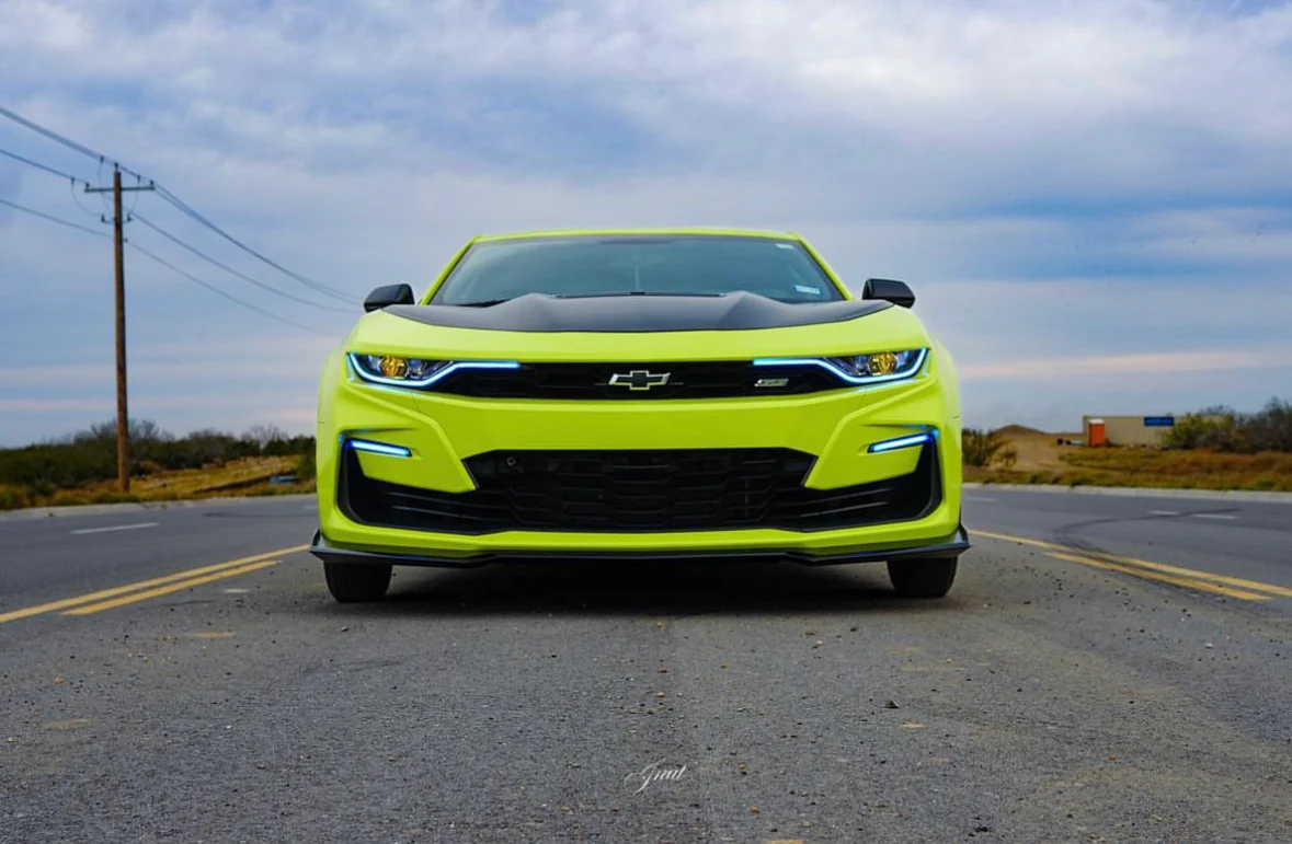 2019-2024 Chevrolet Camaro RS SS RGBW Color-Chasing LED DRL Board Tube Kit - Image 6
